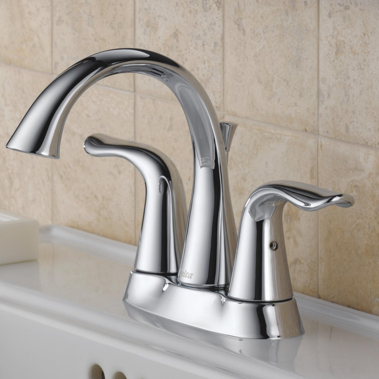 Delta Lahara 4 In 2 Handle Bathroom Faucet In Stainless Rispa